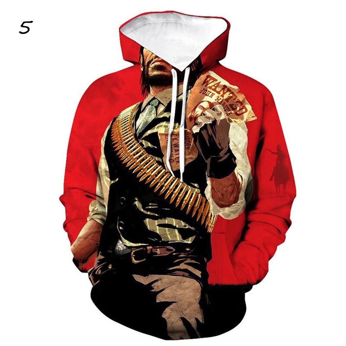 Unisex Trendy Game Digital Printed Loose Hoodie