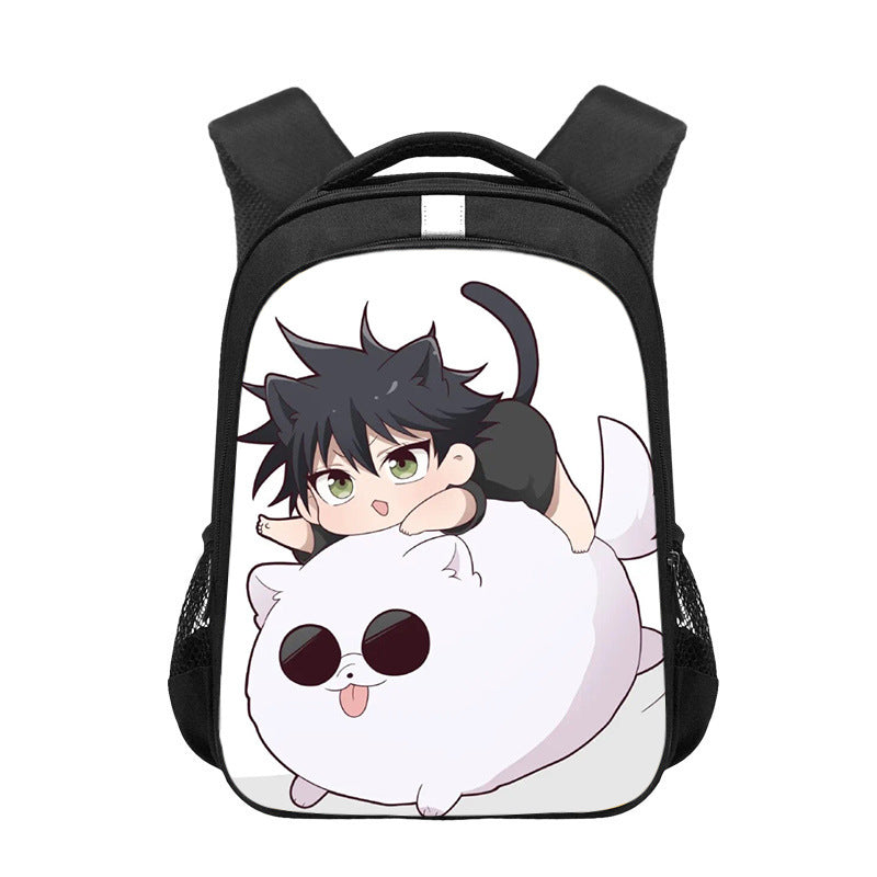 Cute Children's Anime Printed School Backpack