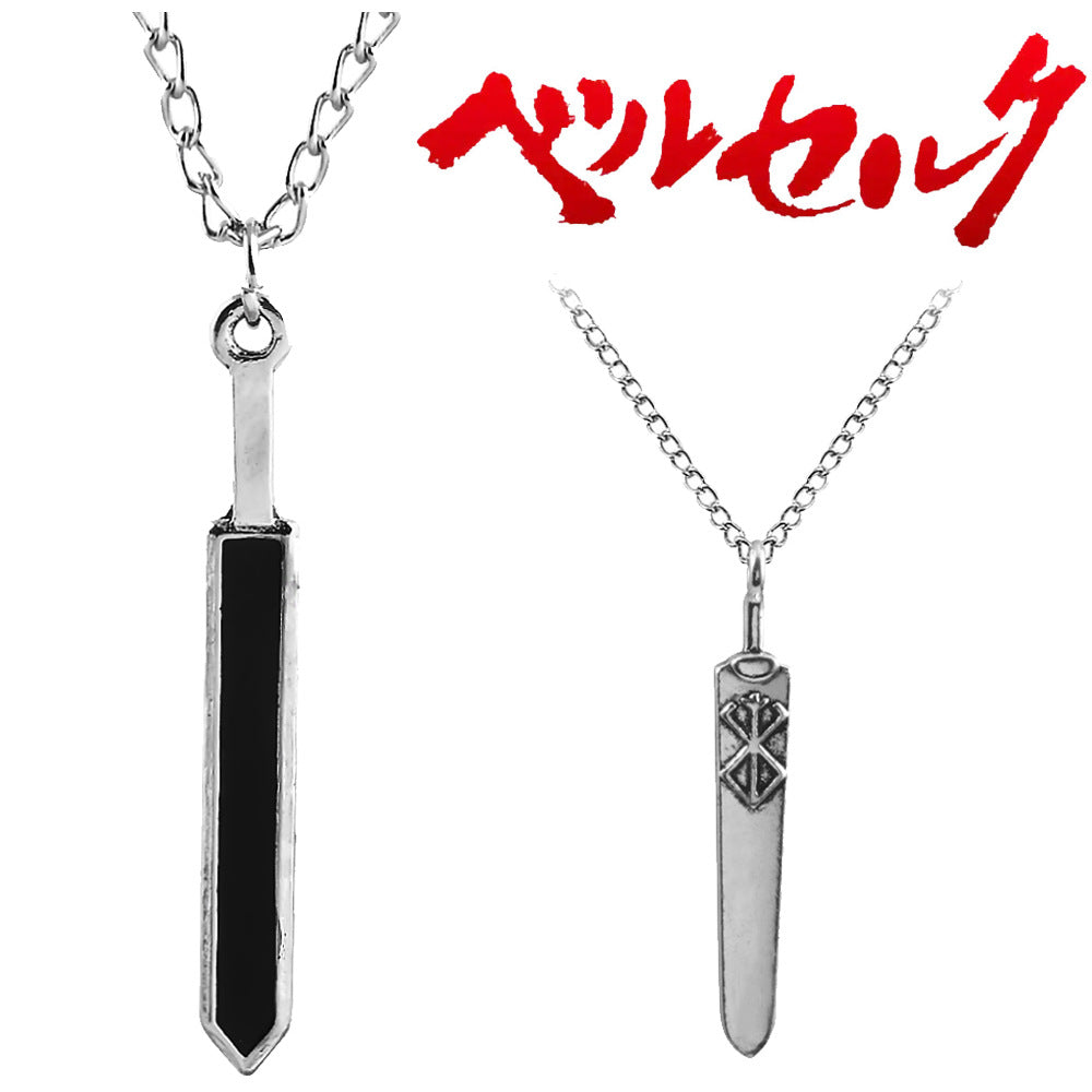 Anime Guts Logo Sword Necklace