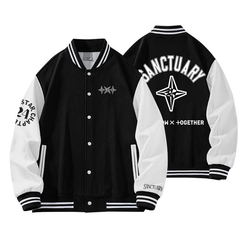 KPOP Album TheStarChapter Stand-up Baseball Jacket