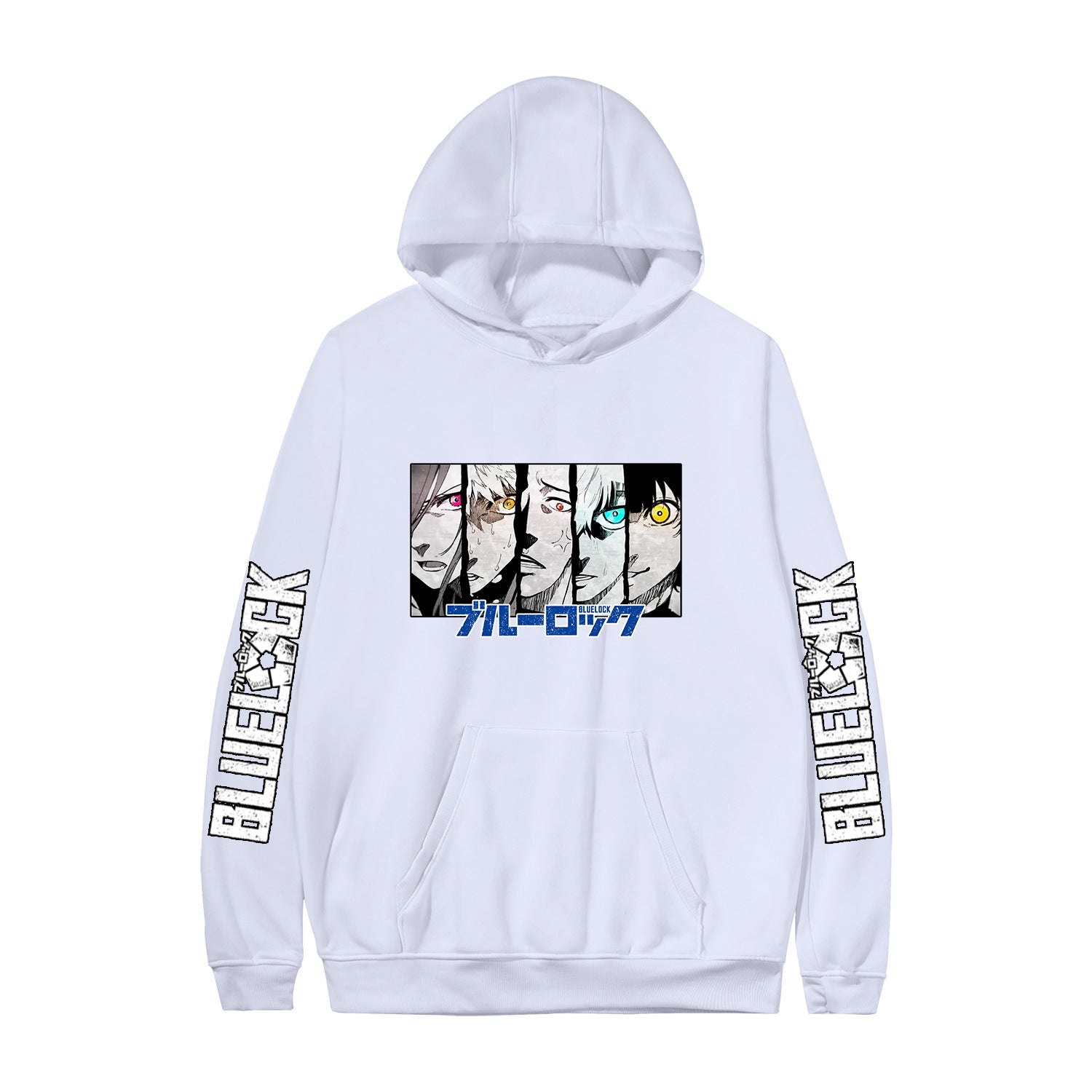 Casual Anime Pattern Print Pullover Hoodie