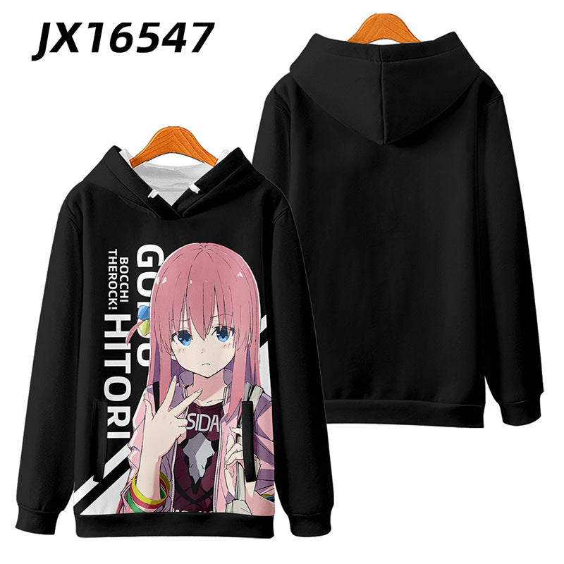 Trendy Anime Bocchi Cosplay Pullover Hoodie