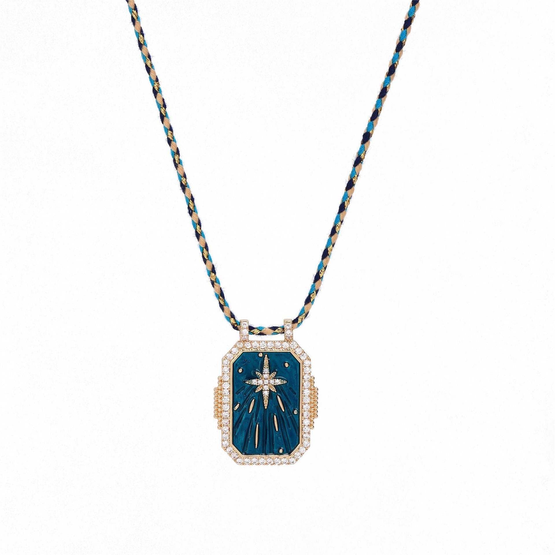 Bohemian Style Tarot Card Necklace