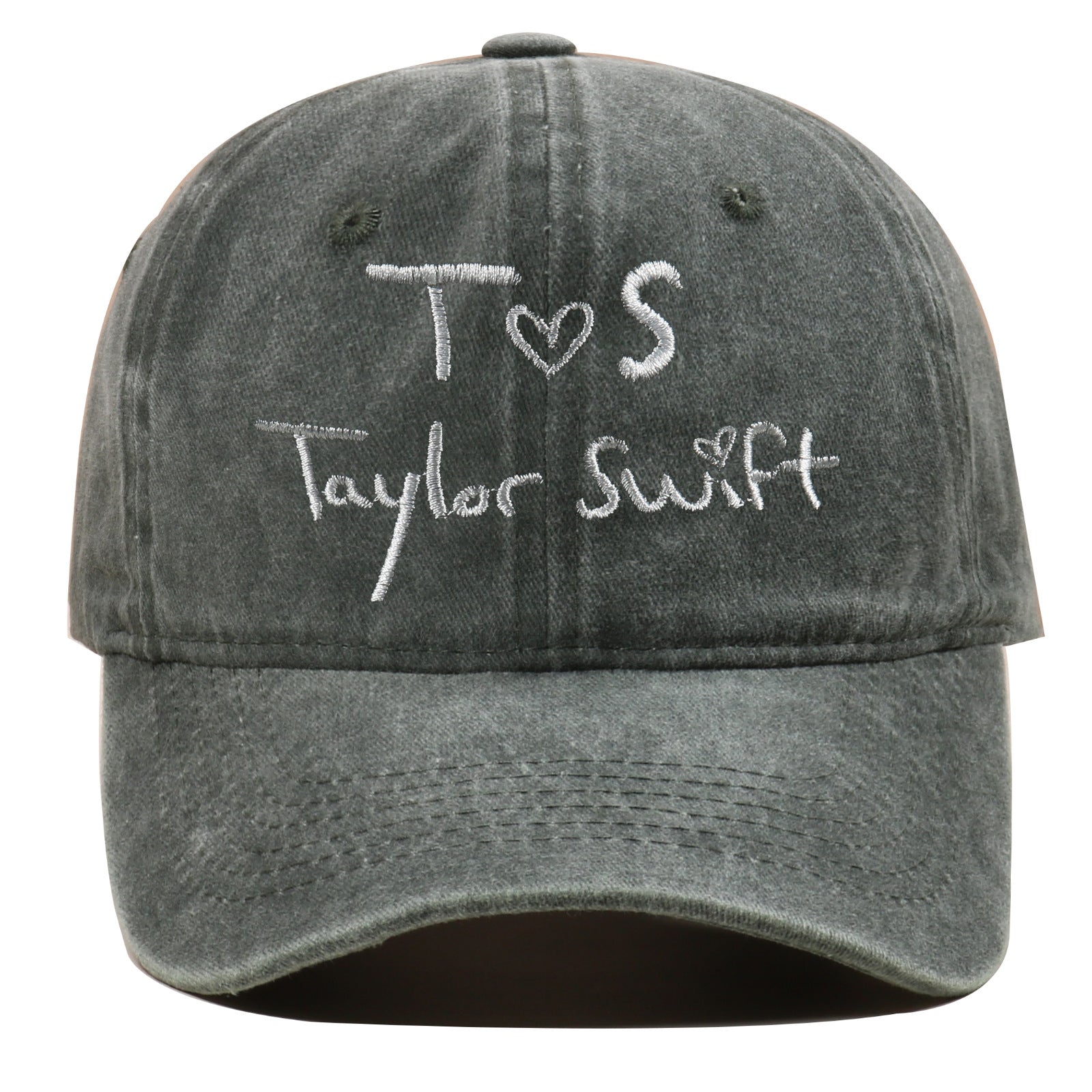 Taylor Embroidered Washed Baseball Cap