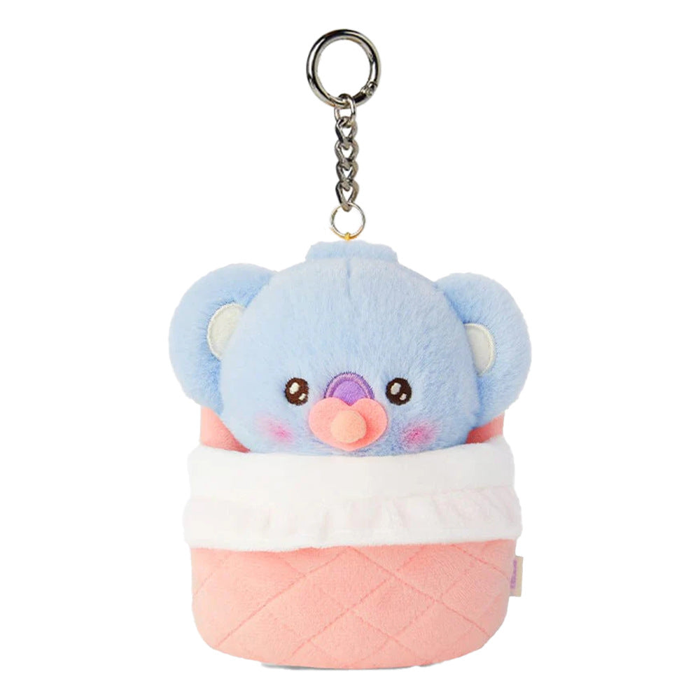 Cute Cartoon Sleeping Bag Plush Doll Pendant