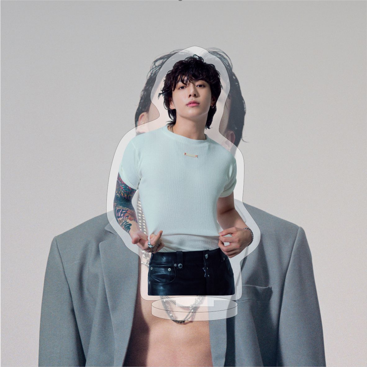 Jung Kook Acrylic Double-sided Standing Ornament