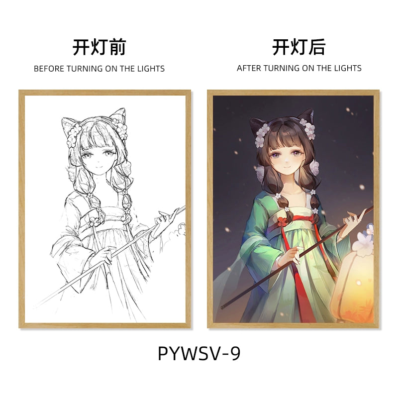 Anime Painting Night Light Ornament