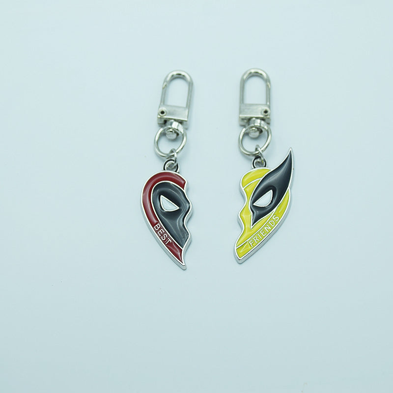 Deadpool and Wolverine Couple Necklace Accessories