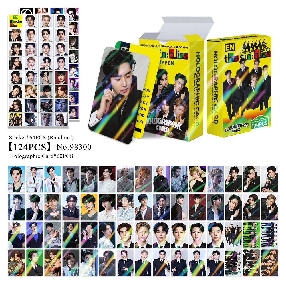 124PCS EN- THE SIN BLISS Holographic Photocard Sticker