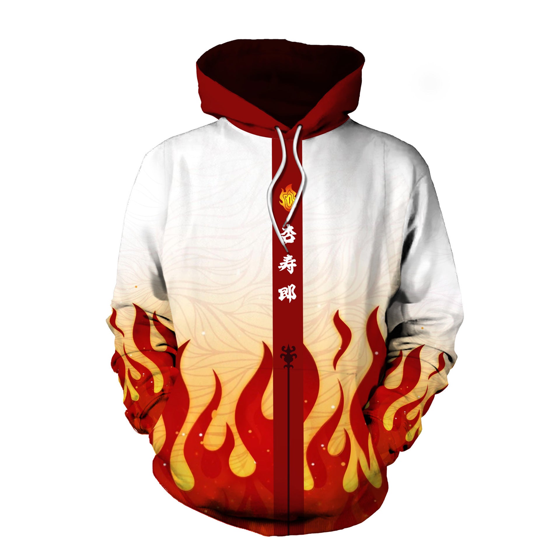 Unisex Anime Digital Print Sports Hoodie