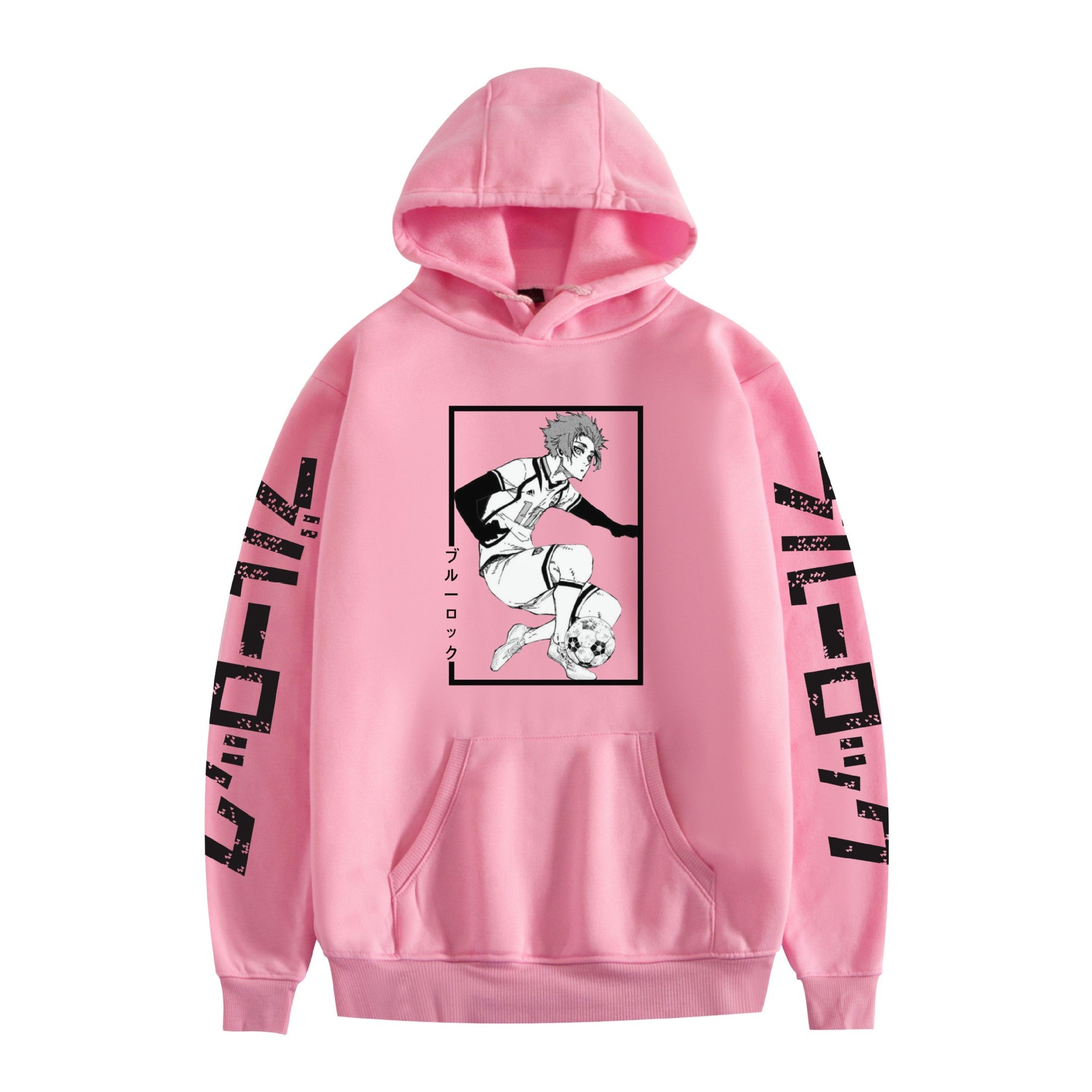 Unisex Anime Graphic Print Loose Casual Hoodie