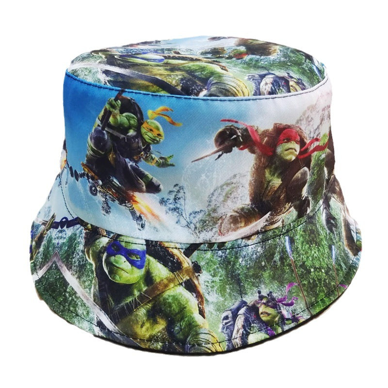 Casual Anime Printed Bucket Hat