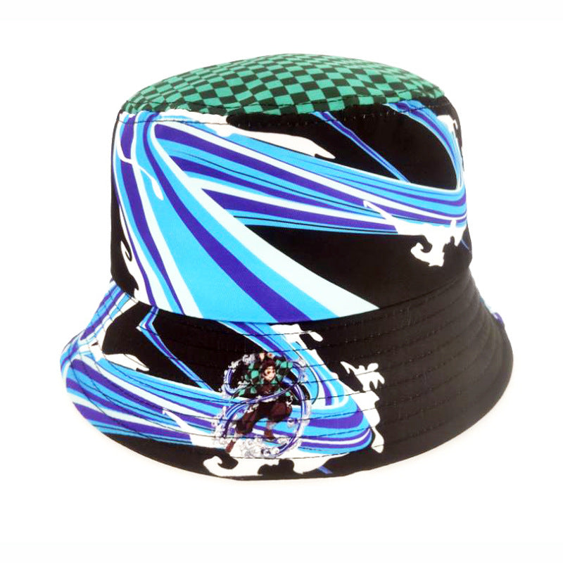 Casual Anime Printed Bucket Hat