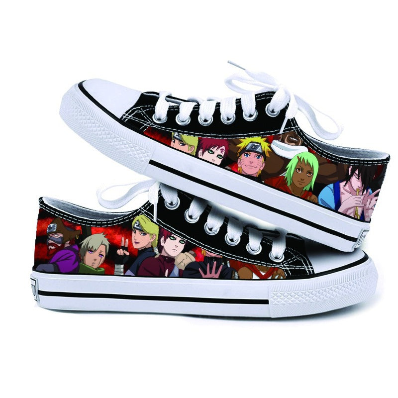 Casual Anime Low-top Canvas Shoes