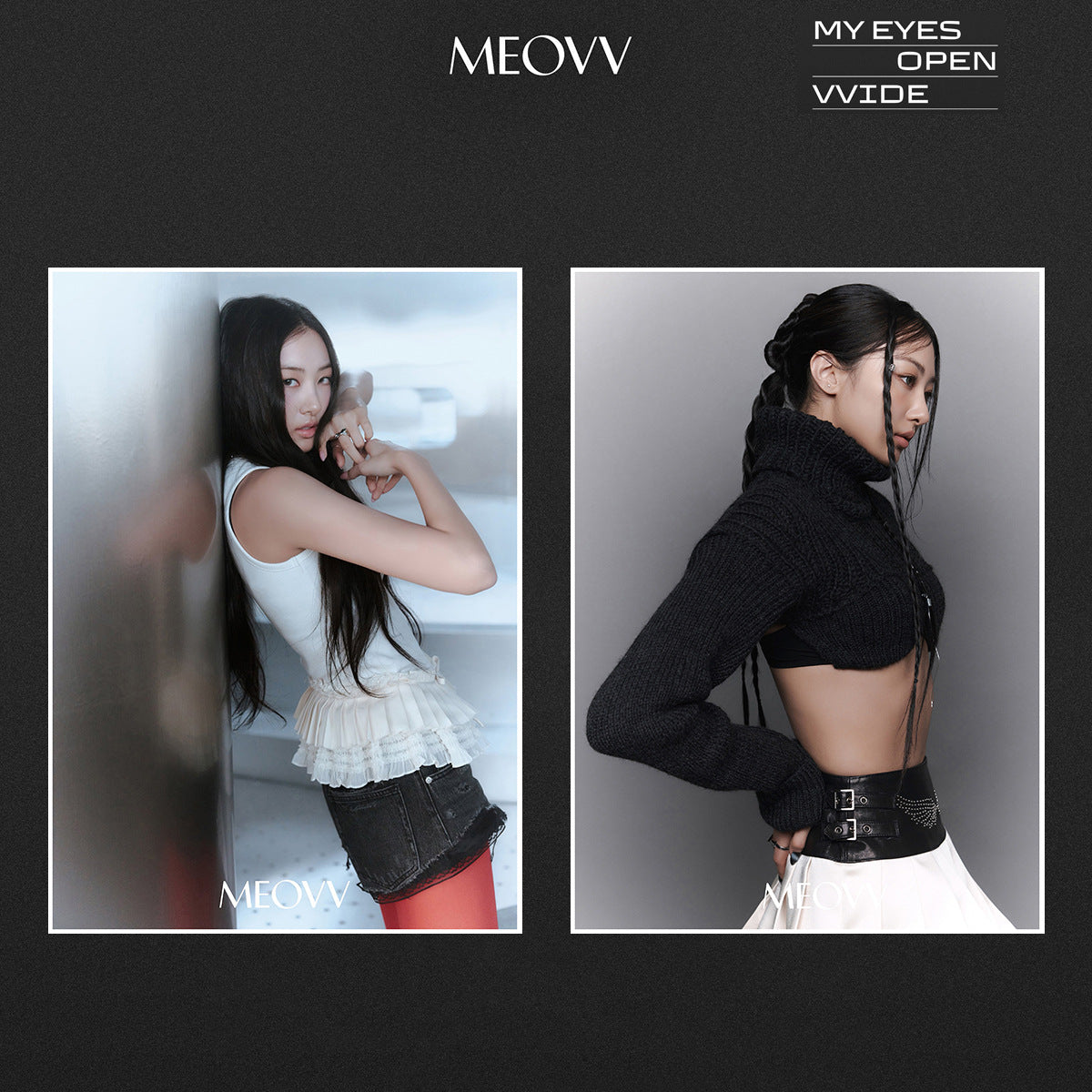 MEOVV Album MY EYES OPEN VVIDE Sticky Poster