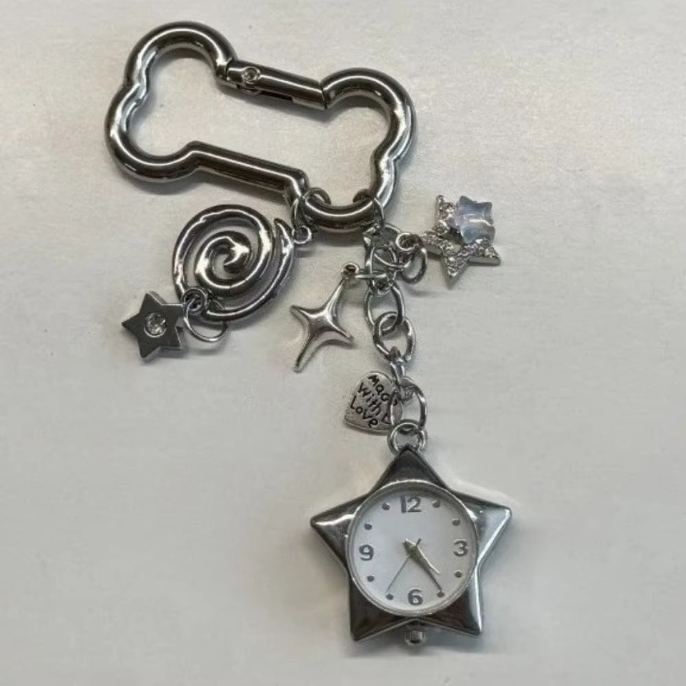 Star Shaped Watch Keychain Pendant⭐️