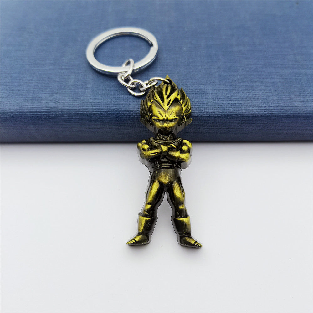 Goku Vegeta Metal Keychain Pendant