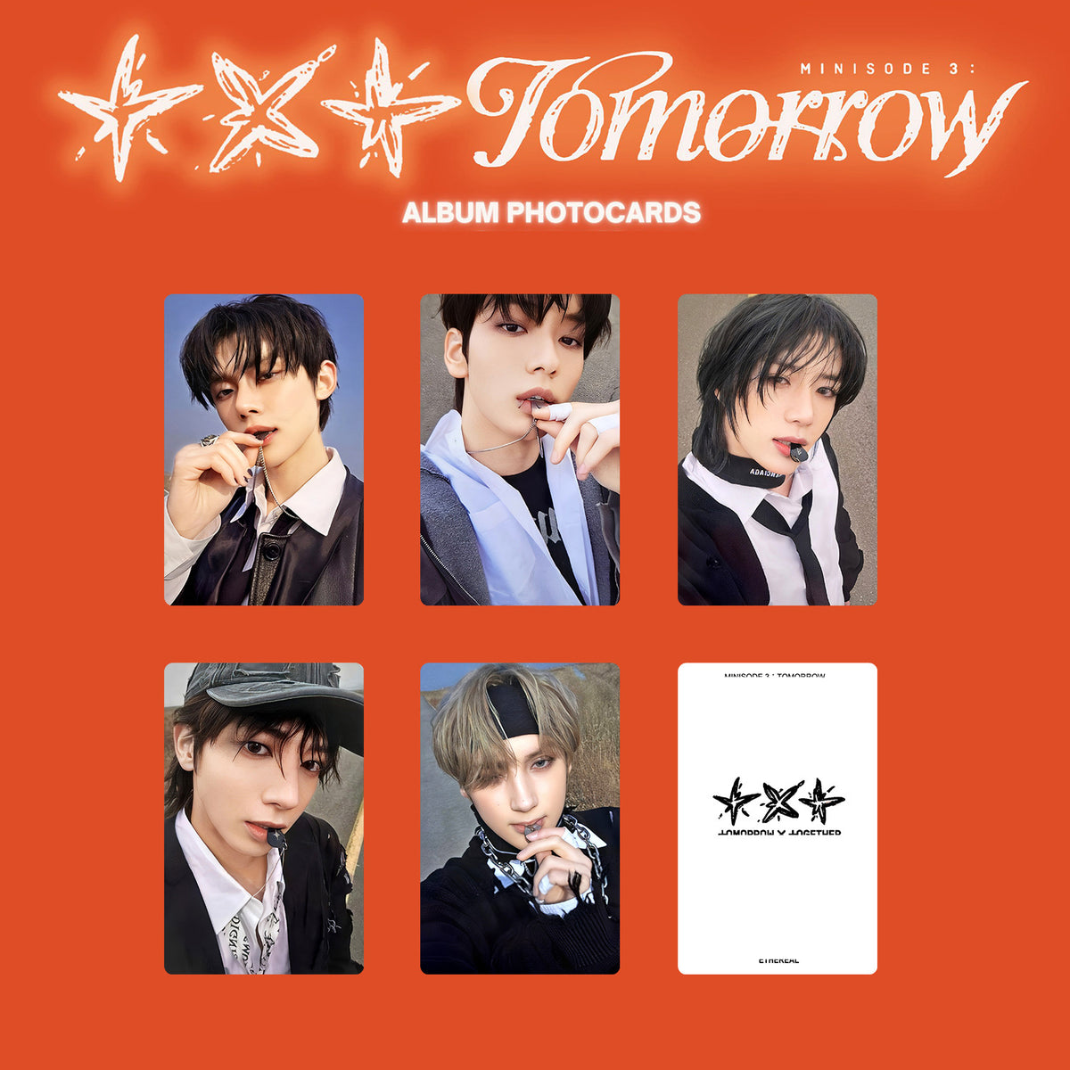 KPOP Album Minisode: 3 TOMORROW Photocards