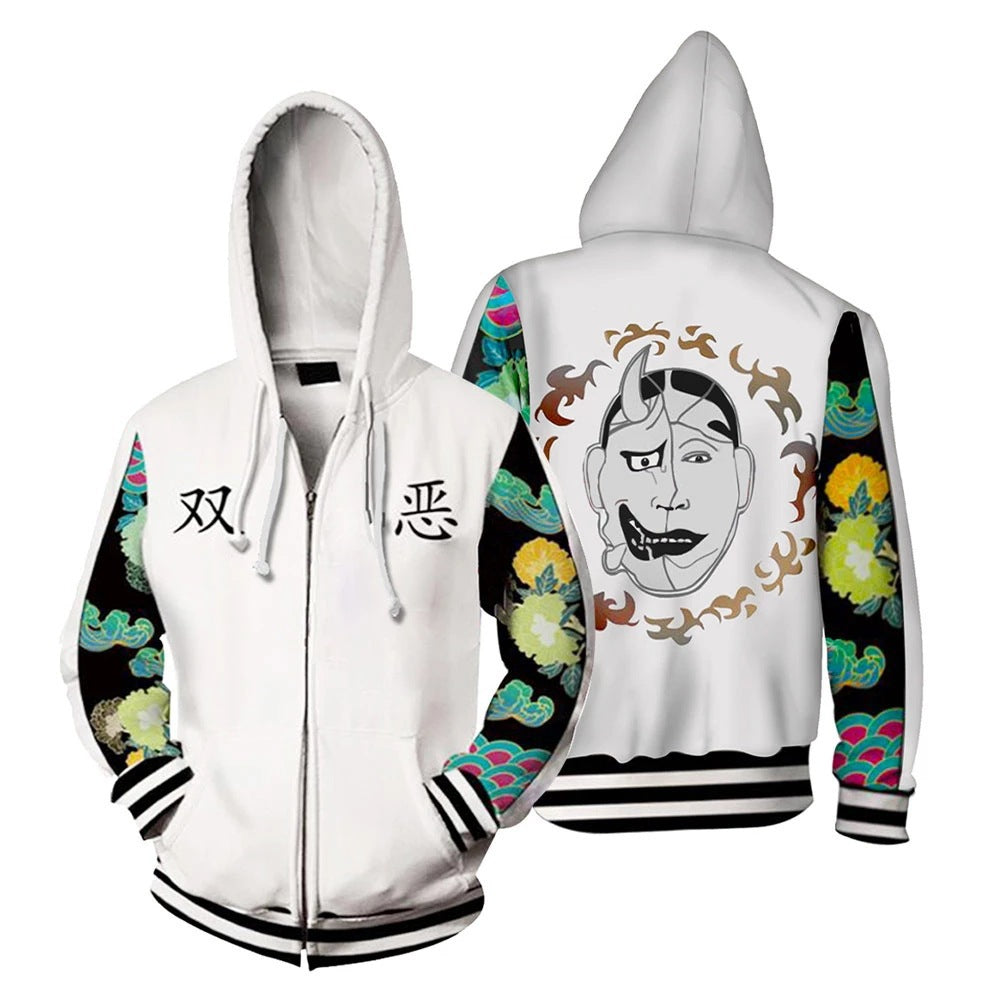 Men's Casual Anime Cosplay Hoodie Jacket