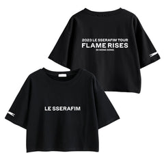 KPOP FlameRises Printed Short-sleeved T-shirt