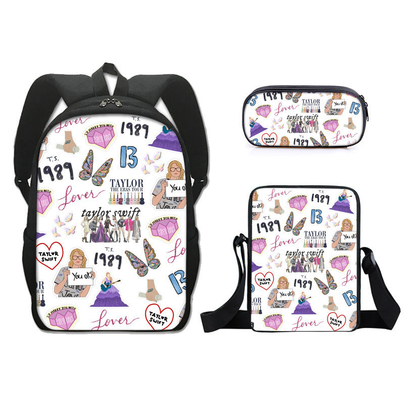 Children's Taylor School Backpack Pencil Bag Set