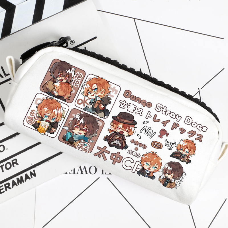 Anime Large Capacity Pencil Bag