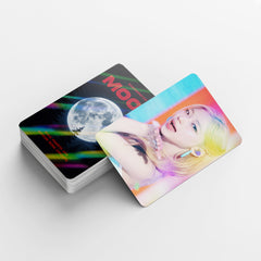124PCS BM MOON Holographic Photocard Sticker