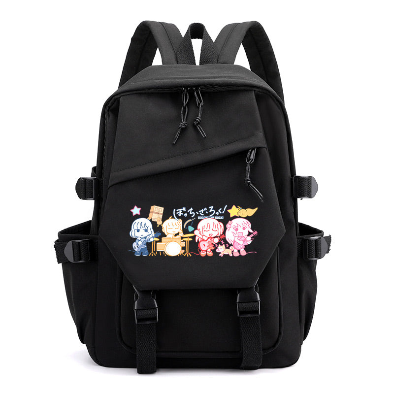 Japanese Style Graphic Print Large Capacity Backpack