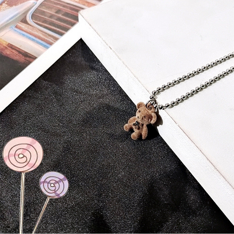 Plush Bear Necklace