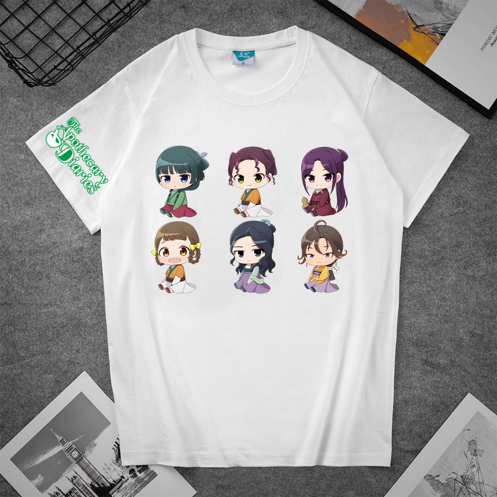 Trendy Girl's Anime Short Sleeve T-Shirt