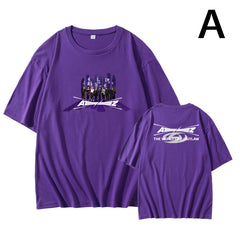 KPOP OUTLAW Print Loose T-shirt