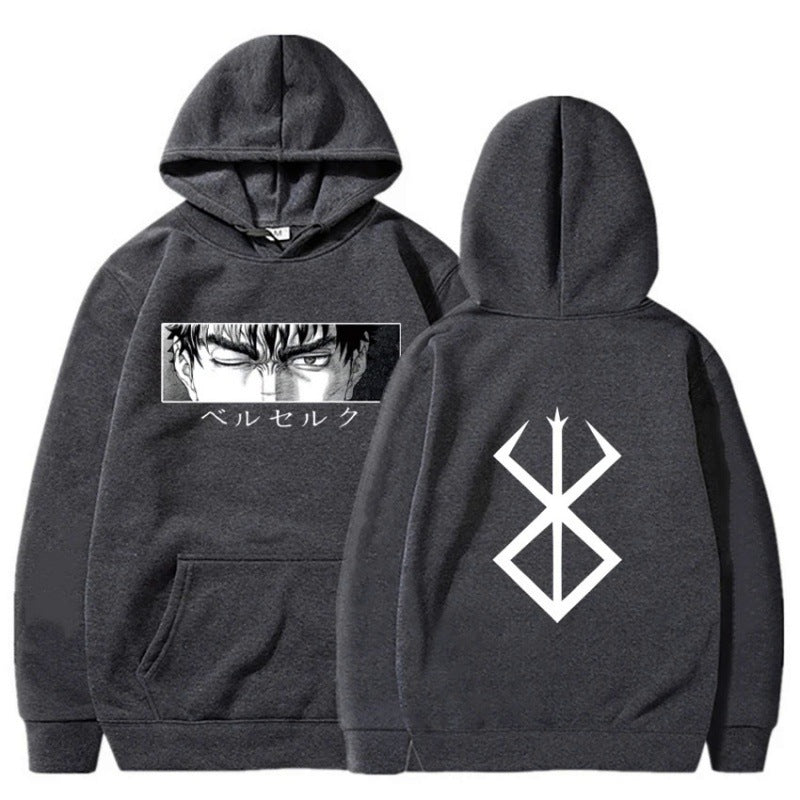 Unisex Guts Anime Manga Pullover Hoodie