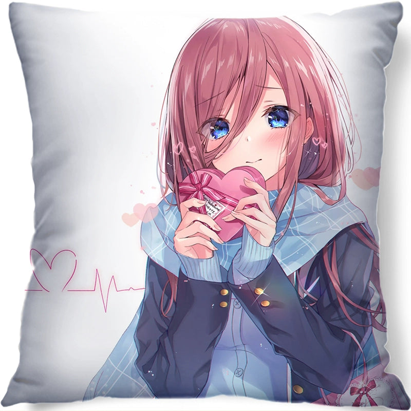 Nakano Anime Throw Pillow