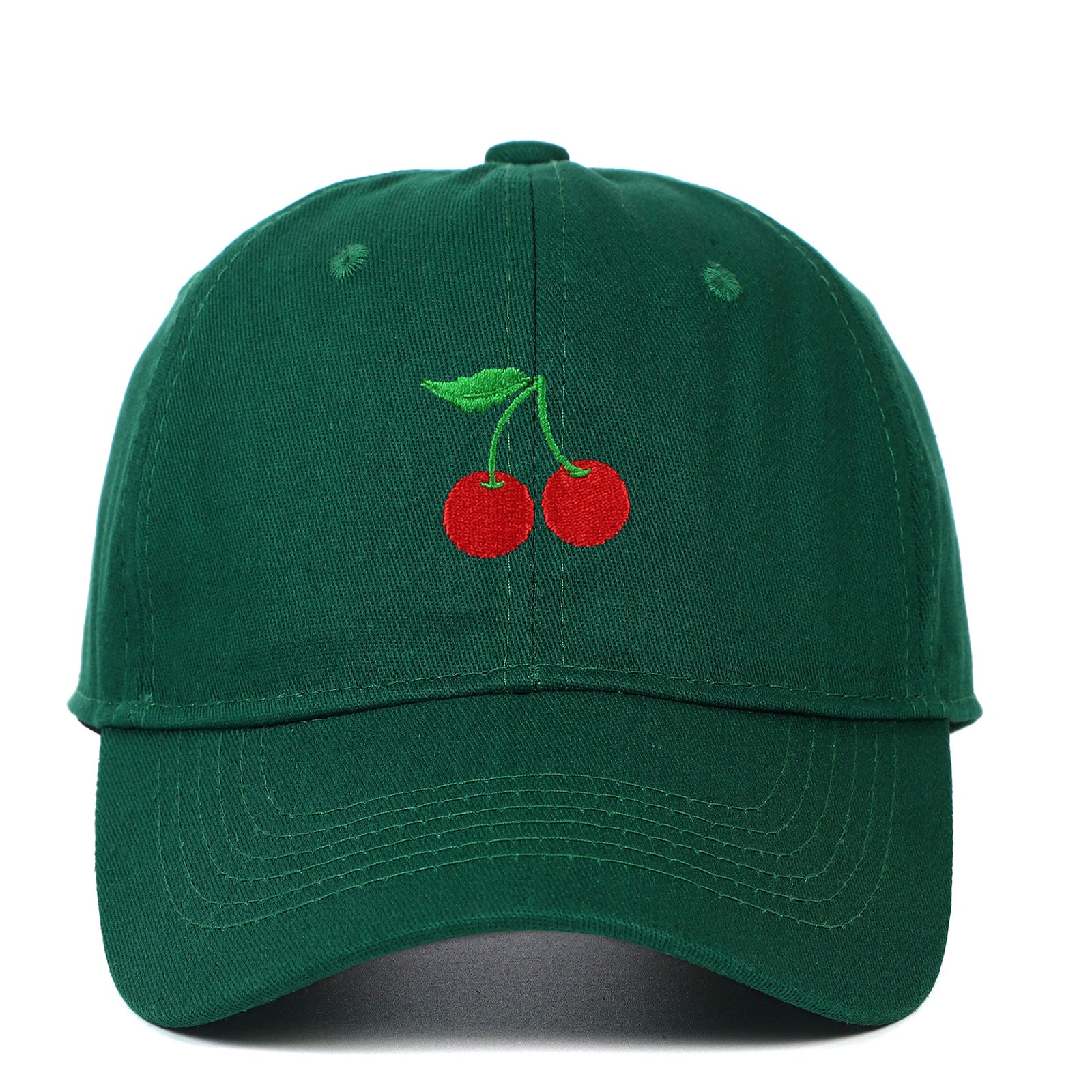 Cherry Embroidered Baseball Cap