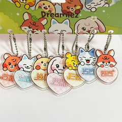 Dreamiez Name Tag Keychain Pendant Set