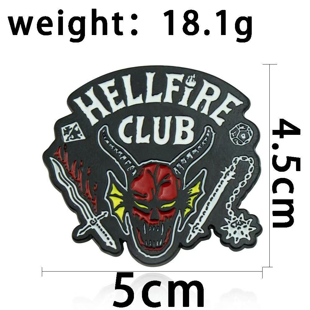 Hellfire Club Brooch Pin Badge