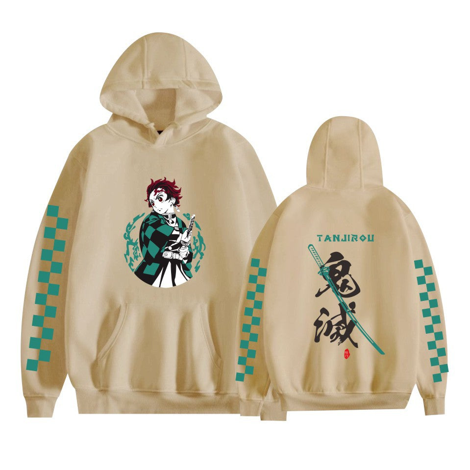 Unisex Anime Loose Sports Pullover Hoodie