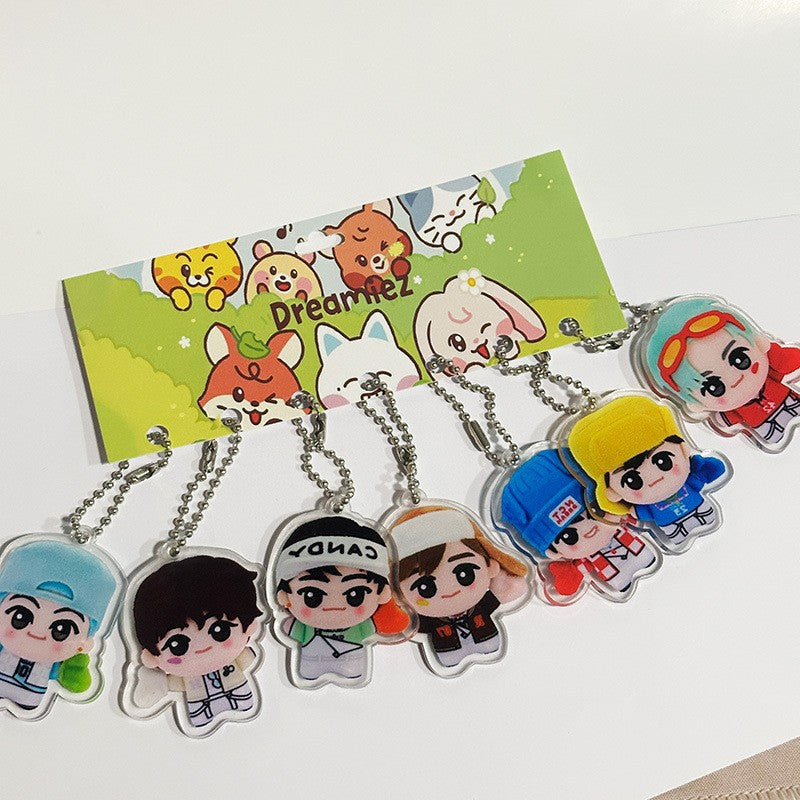Dreamiez Acrylic Cartoon Pendant Keychain