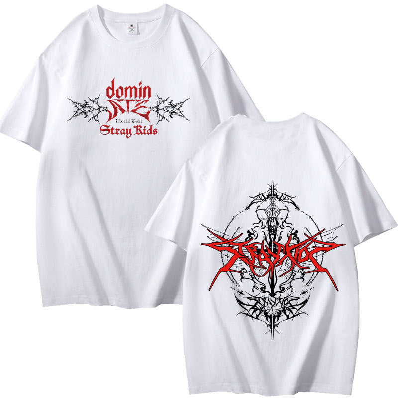 KPOP Dominate Graphic Print Cotton T-shirt