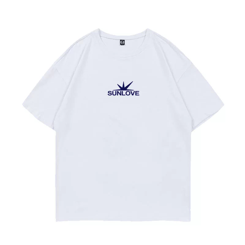 YUSHI Same Graphic Print Short-sleeved T-shirt