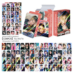 124PCS Hyunjin Flash Photocard Stickers