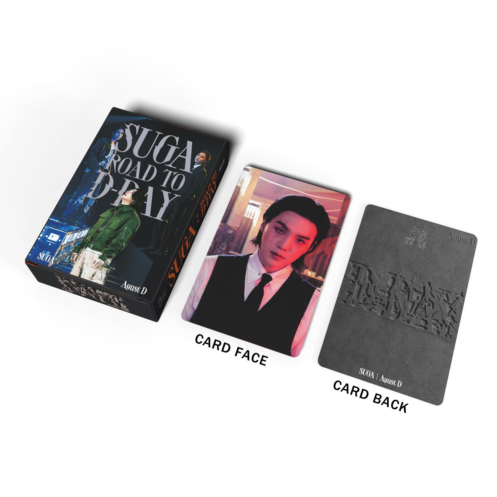 D-Day Solo Album Agust D Photocards Kpop Lomo Card Set