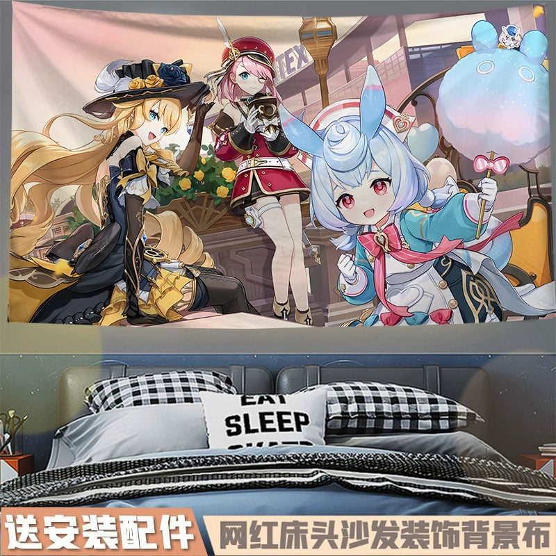 Game Family Photo Hanging Tapestry Decoration