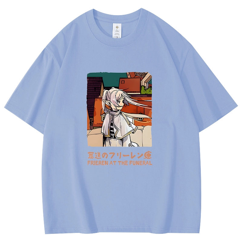 Women's Anime Cotton Short-sleeved T-shirt