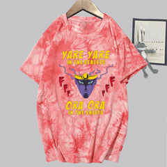 Trendy JoJo Tie-dye Loose Short-sleeved T-shirt