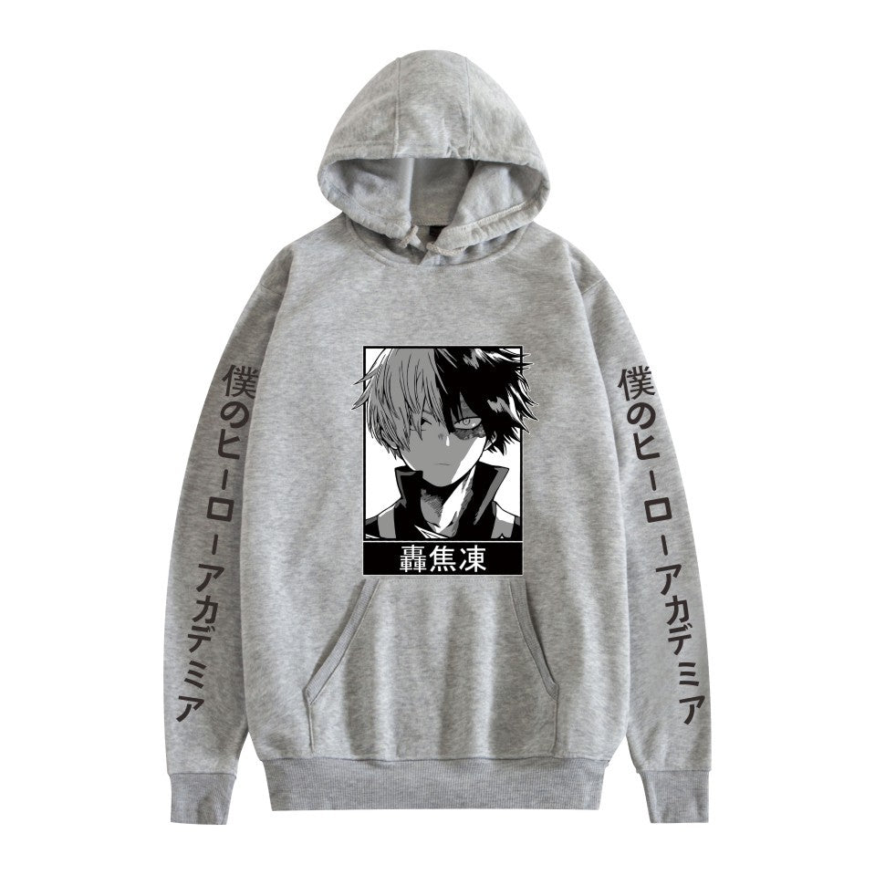 Men's and Women's Anime Graphic Print Hoodie Top