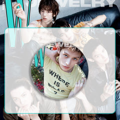 Martin Juhoon Magazine Cover Badge Mirror Keychain