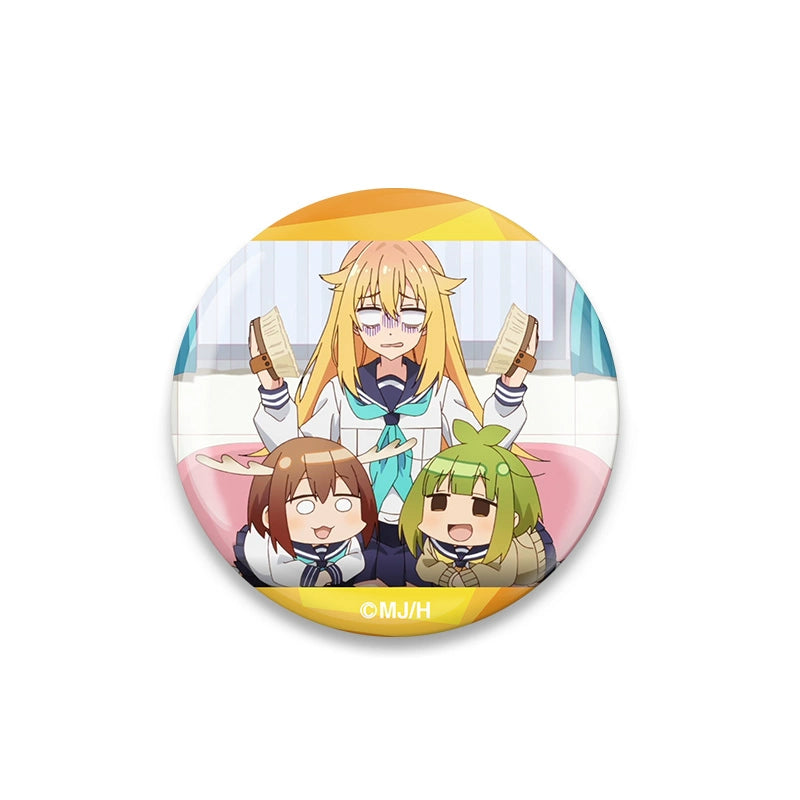 Funny Anime Emoji Badge