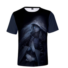 Casual Game Print Short-sleeved Loose T-shirt