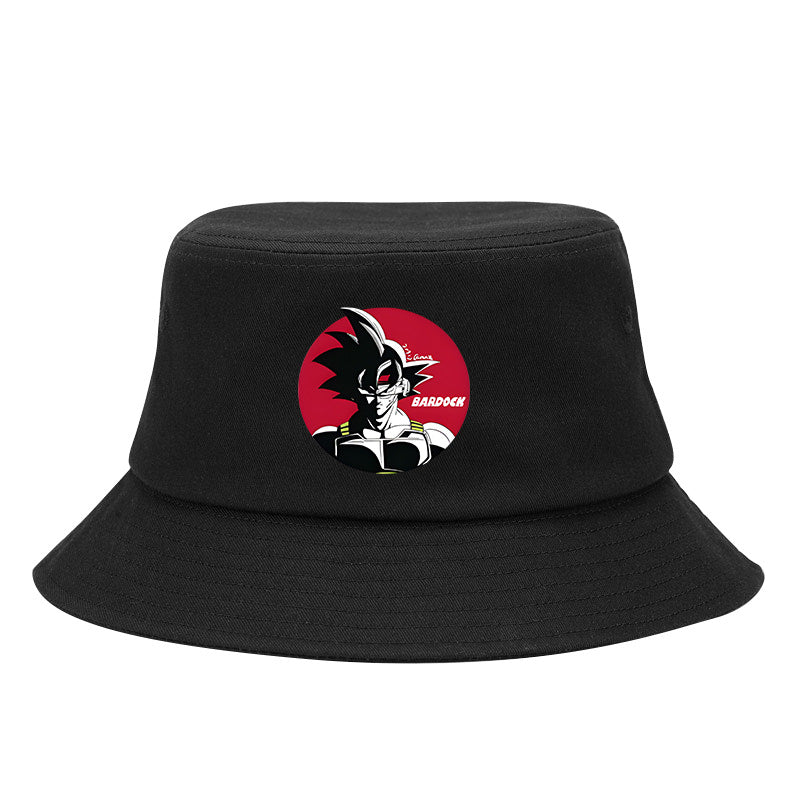 Trendy Goku Anime Print Bucket Hat